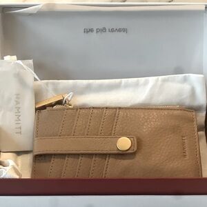 NWT HAMMITT 210 wallet Tan